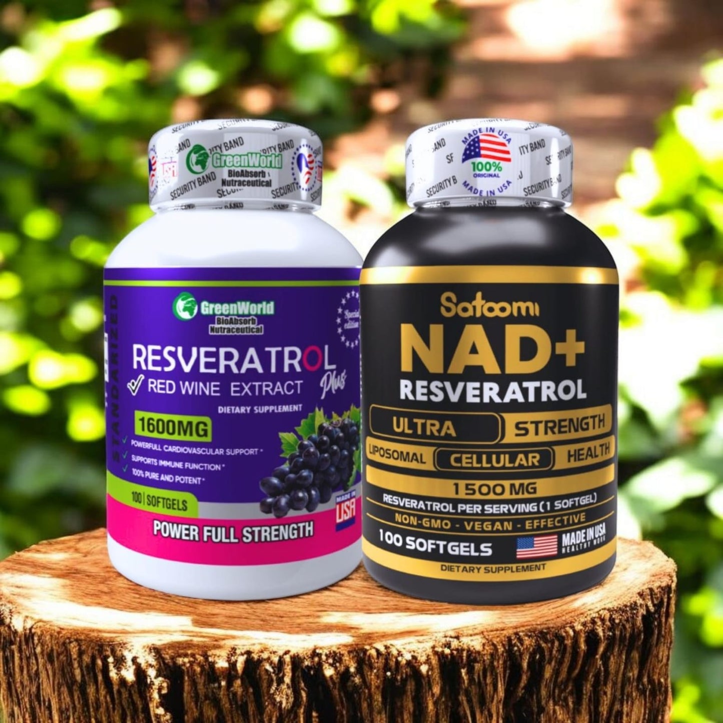 💫X2 Combo NAD+ y Resveratrol Power Energy🍇